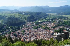 Pescasseroli nel Parco Nazionale d'Abruzzo